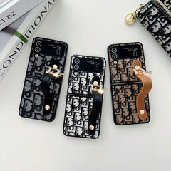 Trendy Leather Wristband Flip Case