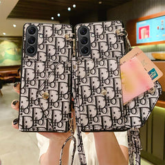Fashion Embossed Crossbody Samsung Case