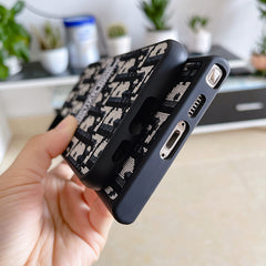 Vintage Canvas Embossed Samsung Case