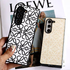 Retro Embossed Leather Fold Case