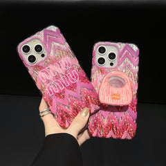 Glitter Bag Magnetic Holder Case