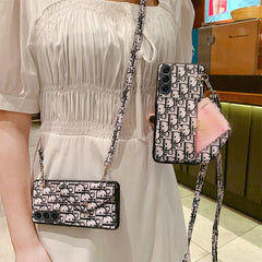 Fashion Embossed Crossbody Samsung Case