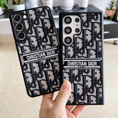 Vintage Canvas Embossed Samsung Case