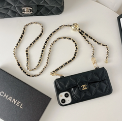 Elegant Leather Card Crossbody Case