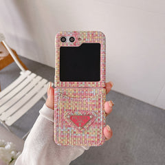 Triangle Logo Card Case for Galaxy Z Flip