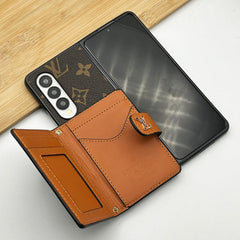 Leather Wallet Fold Case