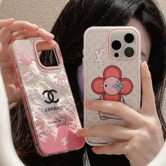 Fashionable Pink Embossed Case