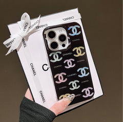 Colorful Glitter Logo Case