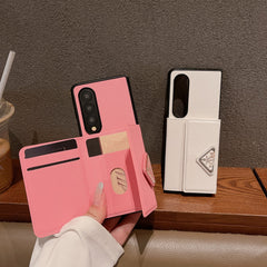 Triangle Logo Envelope Card Holder Fold Case